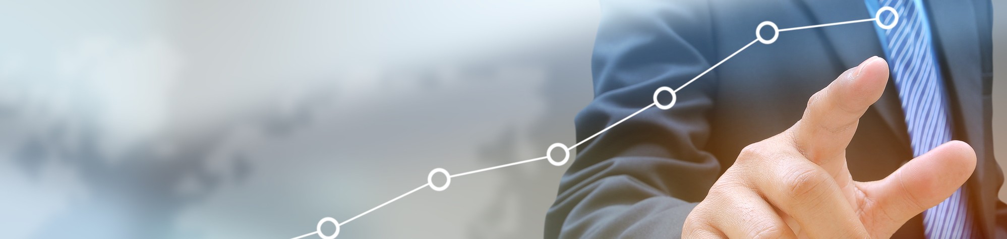 businessman hand pushing a business graph on a touch screen inte businessman hand pushing a business graph on a touch screen interface